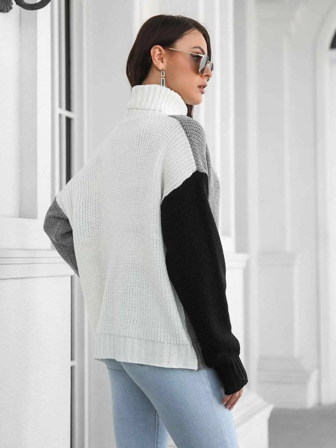 Cozy turtleneck sweater - winter warm - Love Salve
